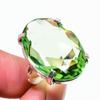 Peridot Handmade 925 Sterling Silver Jewelry Ring Size 6 l7G96