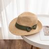 Panama Hat Fedora Wide Brim Straw for Men Summer Beach Sun Hat UPF Straw Hat for Women, Ideal Choice for Gifts
