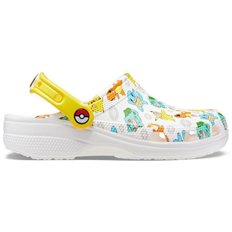 Pokémon x Crocs Classic Clog Кроссовки-сабо унисекс 'Стартеры' Белый Мульти 207765-94S