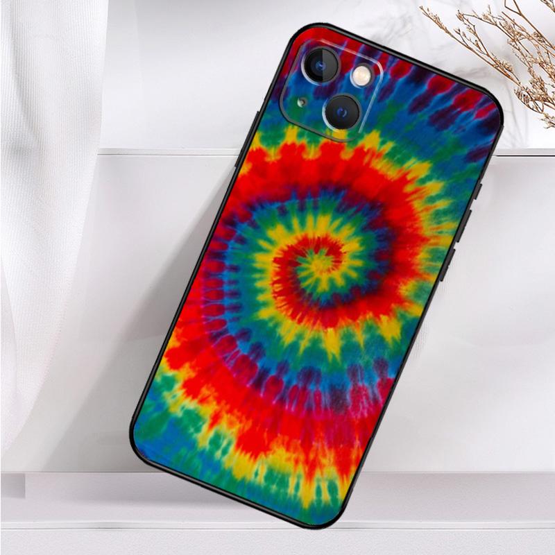 Trippy Tie Dye Hippie Art Phone Case For iPhone 16 15 14 13 12 11 Pro Max Mini X XR XS Max 7 8 Plus Back Cover