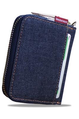 Чехол для карт Okayama Denim Card Holder Защита от скимминга Большая емкость Меховой чехол для кредитных карт [NeedNetwork]