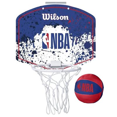 Wilson Щит баскетбольный NBA Team Mini Hoop, белый, унисекс