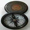 Brass Stanley London Compass with Leather Box