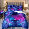 3D Gamepad Bedding Set Microfiber Quilt Cover Three-Piece Set