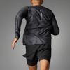 Adidas Ultimate 2-In-1 Shorts With Reflective Logo And Elastic Waist Men Bottoms Black IL7186