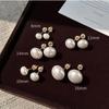 French Elegant Pearl Earrings For Korean Wedding Jewelry Party Women'S Sweet Accessories Gift