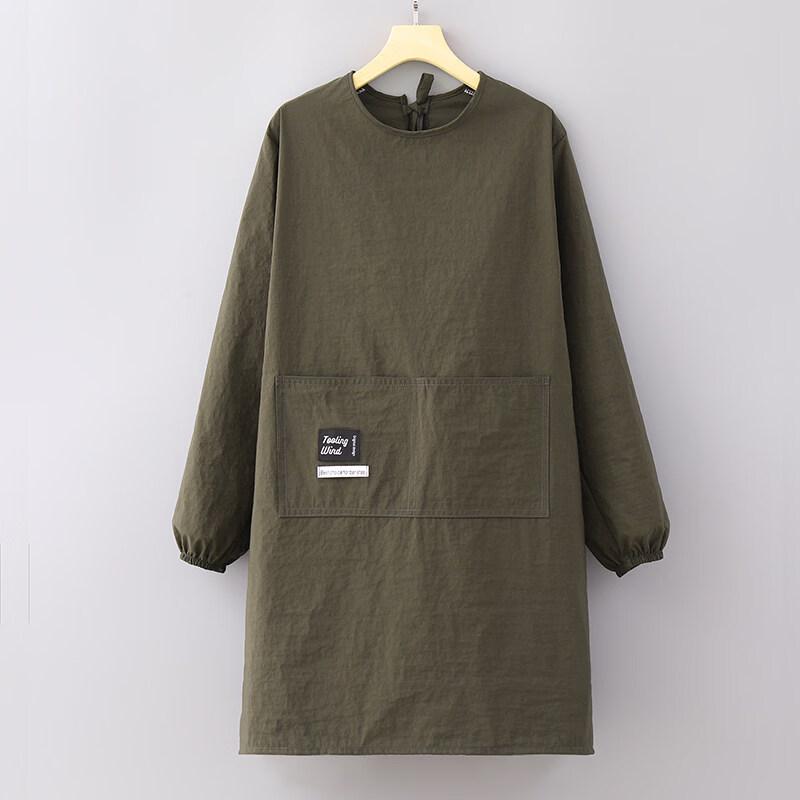 Long Sleeve Water-Repellent Work Smock Apron