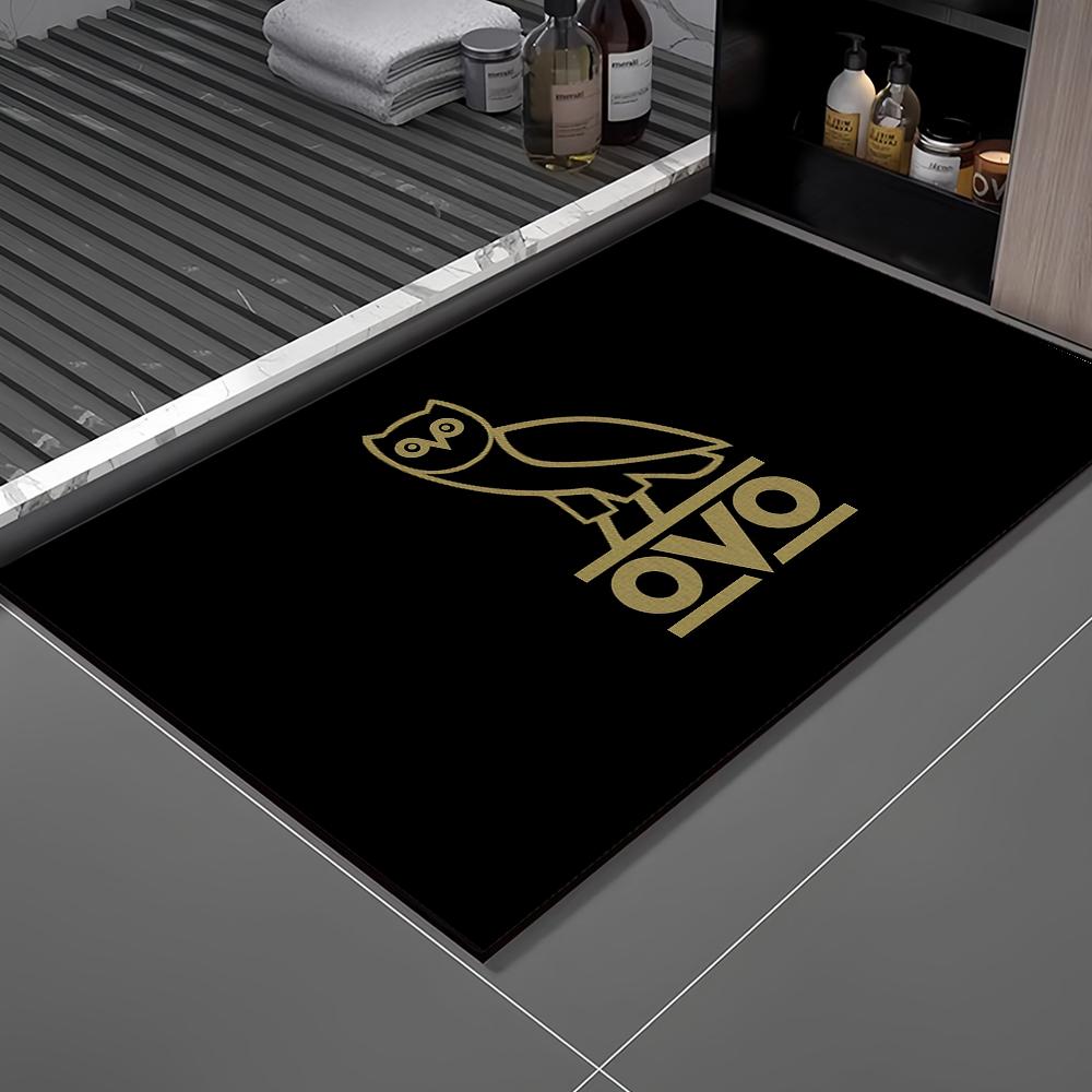 Дрейк O-OVO сова Коврик для двери Приветственный Вход Балкон Ванная Комната Пол Нескользящий Коврик Ковер для спальни Домашнее украшение