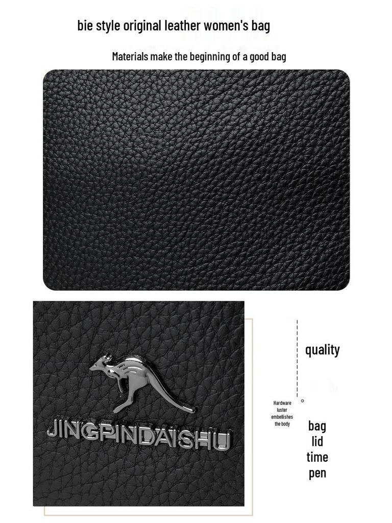 2024 Women's Fashion Large Capacity Leather Backpack & Shoulder Bag