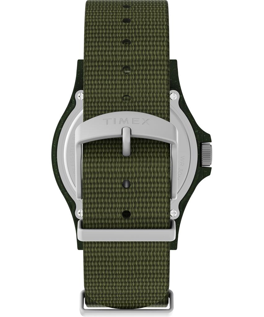 Timex Watch Reclaim Ocean Khaki Dial Tide Ocean Material Quartz 40MM Watch Brand TW2V96000 Unisex Khaki [TIMEX]