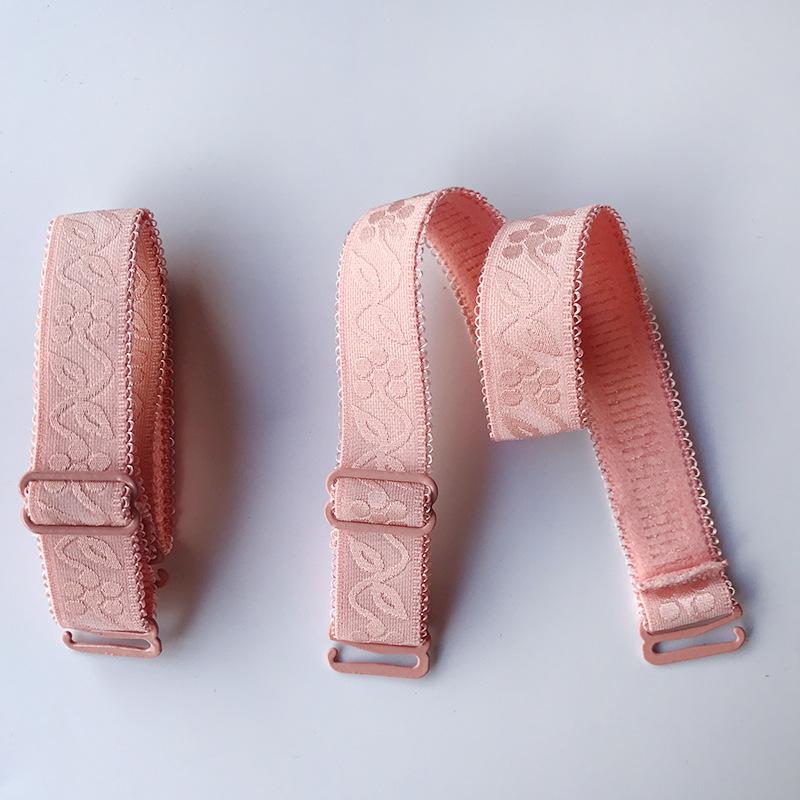1 Pair 1.8cm Width Women Slip Resistant Bra Straps Women Double Shoulder Elastic Length 30cm Lady Bra Strap Accessories