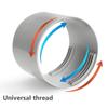130/150mm Duct Extension Pipe Flexible Exhaust Hose Interface  for Mobile Air Conditioning