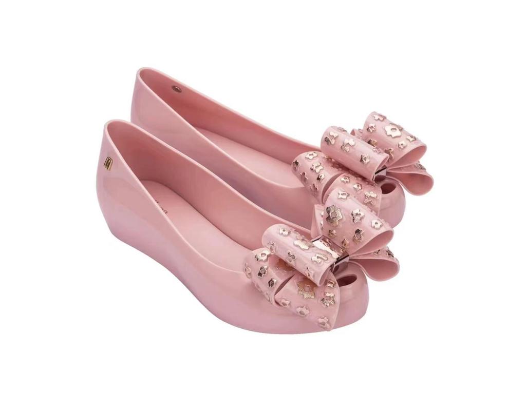 2026 New Style Women's Melissa Wedge Jelly Sandals with Bowknot