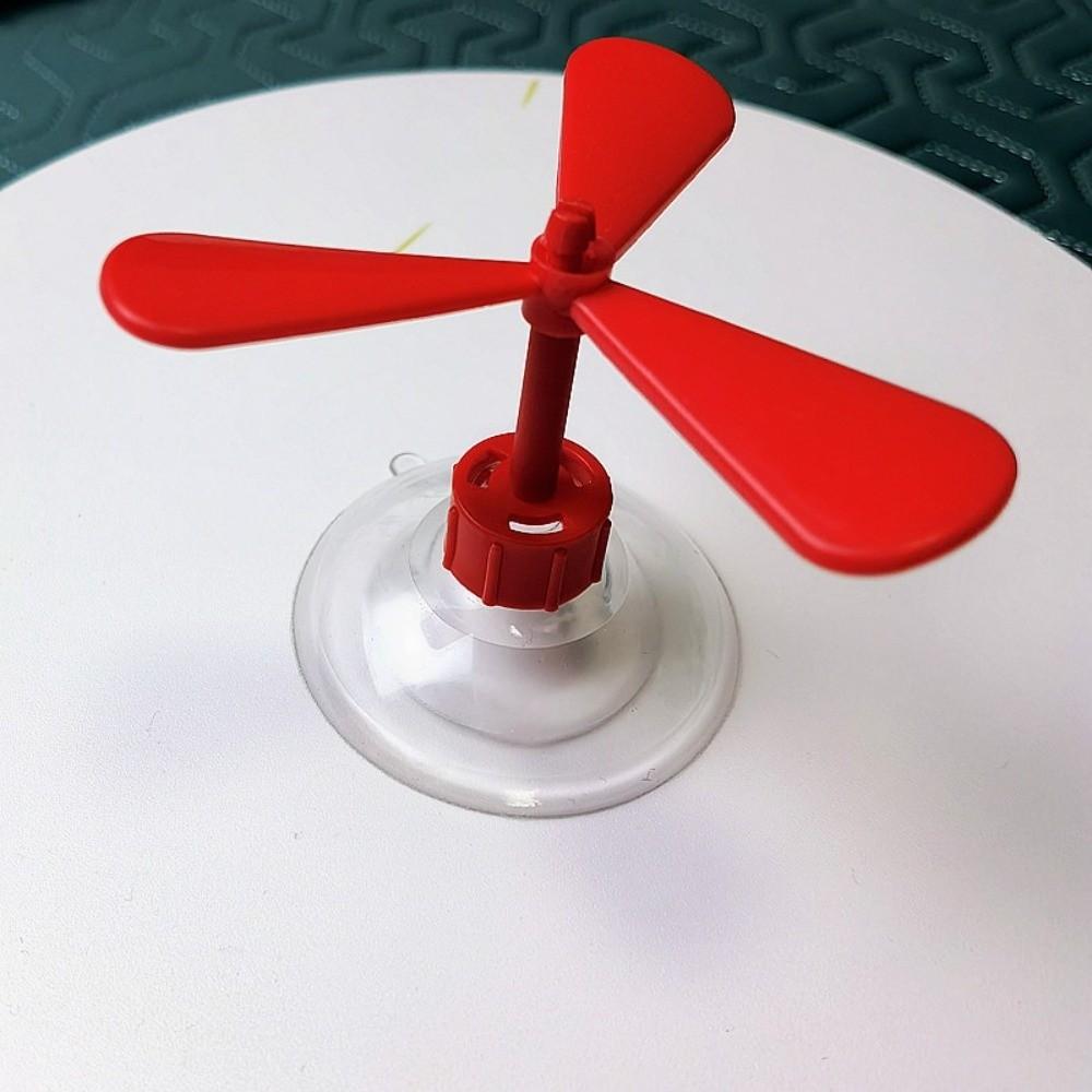 4pcs Plastic Bamboo Dragonfly Decor Sucker Mount Motorcycle Helmet Propeller Helmet Accessories