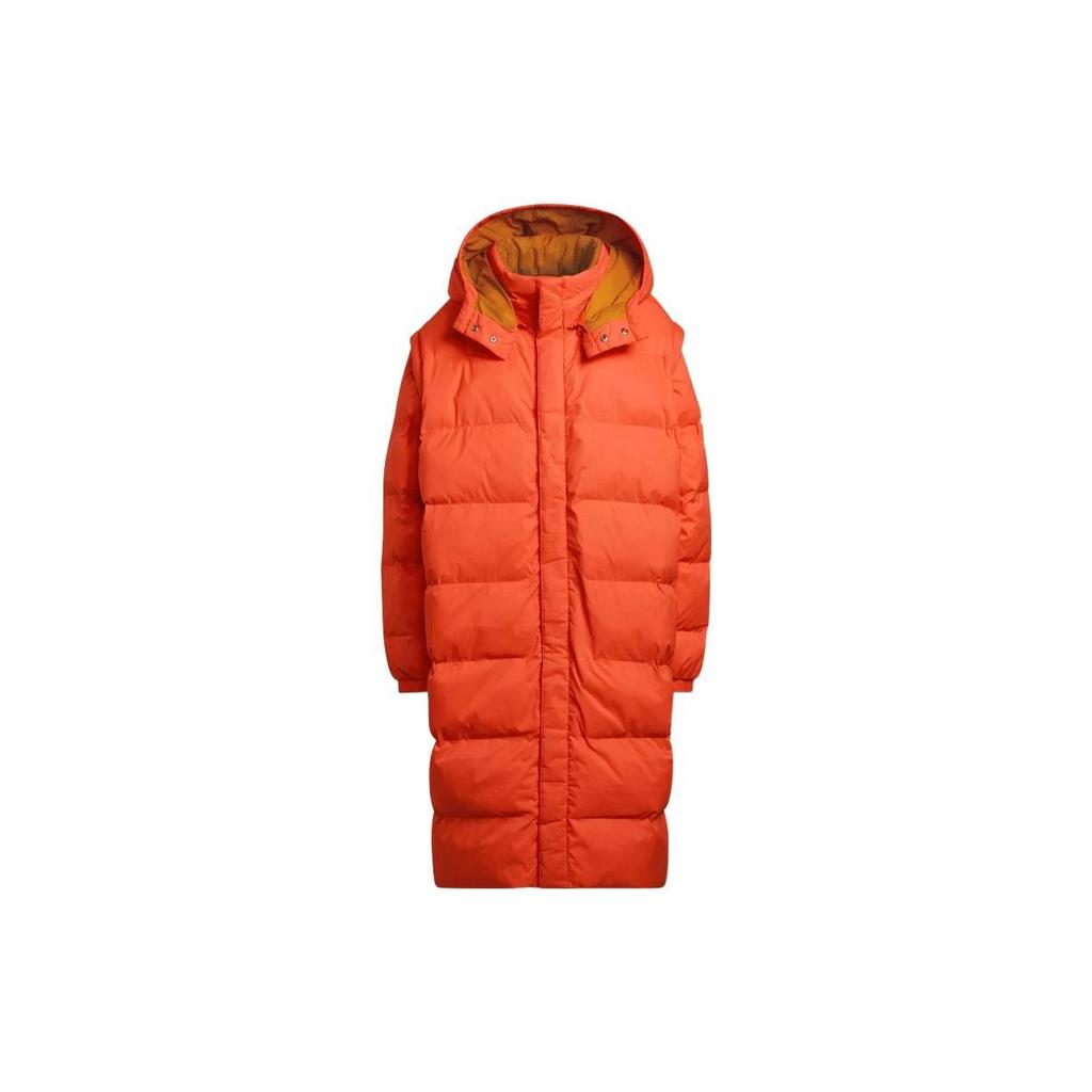 Adidas Ivy Park Lightweight Puffer Coat (All Gender) Solar Orange Unisex Streetwear IB4707