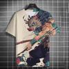 Summer Men's T-shirt Anime Graphics 3D Printing Women Short Sleeve Summer Fashion Trend Oversized Kid T-shirt Street Loose T