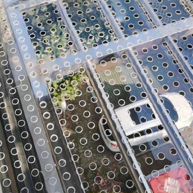 Handmade DIY Special Acrylic Perforated Board White PP Organic Glass Perforated Board Model Making Storage Partition Board Tool Display Storage Rack