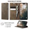 For iPhone 14 Pro Case CASEME 033 Series RFID Blocking Wallet Stand Calf Texture Leather Phone Cover