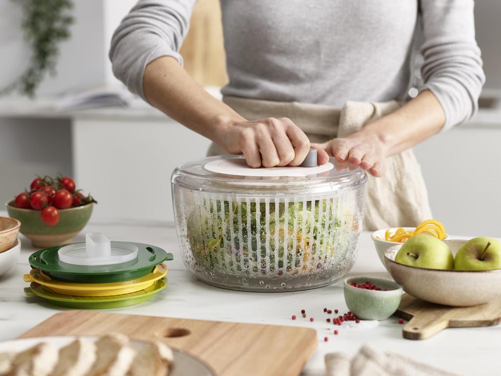 Joseph Joseph Salad Spinner Vegetable Drainer Multiprep Salad Cooker 4 Piece Set Multicolor 20154 [Genuine Product]