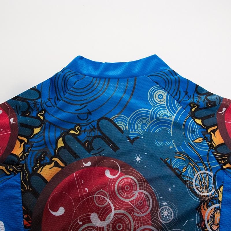 Летний комплект одежды с коротким рукавом для езды на велосипеде и принтом, женские спортивные трикотажные костюмы