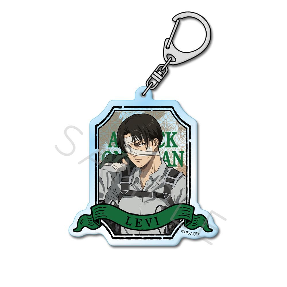 TV Anime On Titan The Final 9th Acrylic Keychain WG "Attack Season" [Levi]