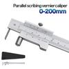 С карбидным игольчатым разметочным инструментом параллельный разметочный штангенциркуль 0-200 мм разметочный нониусный штангенциркуль измерительный инструмент