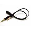 3.5mm Audio Mic Y Splitter Cable Headphone Adapter Female Fo 2 Male Adapter
