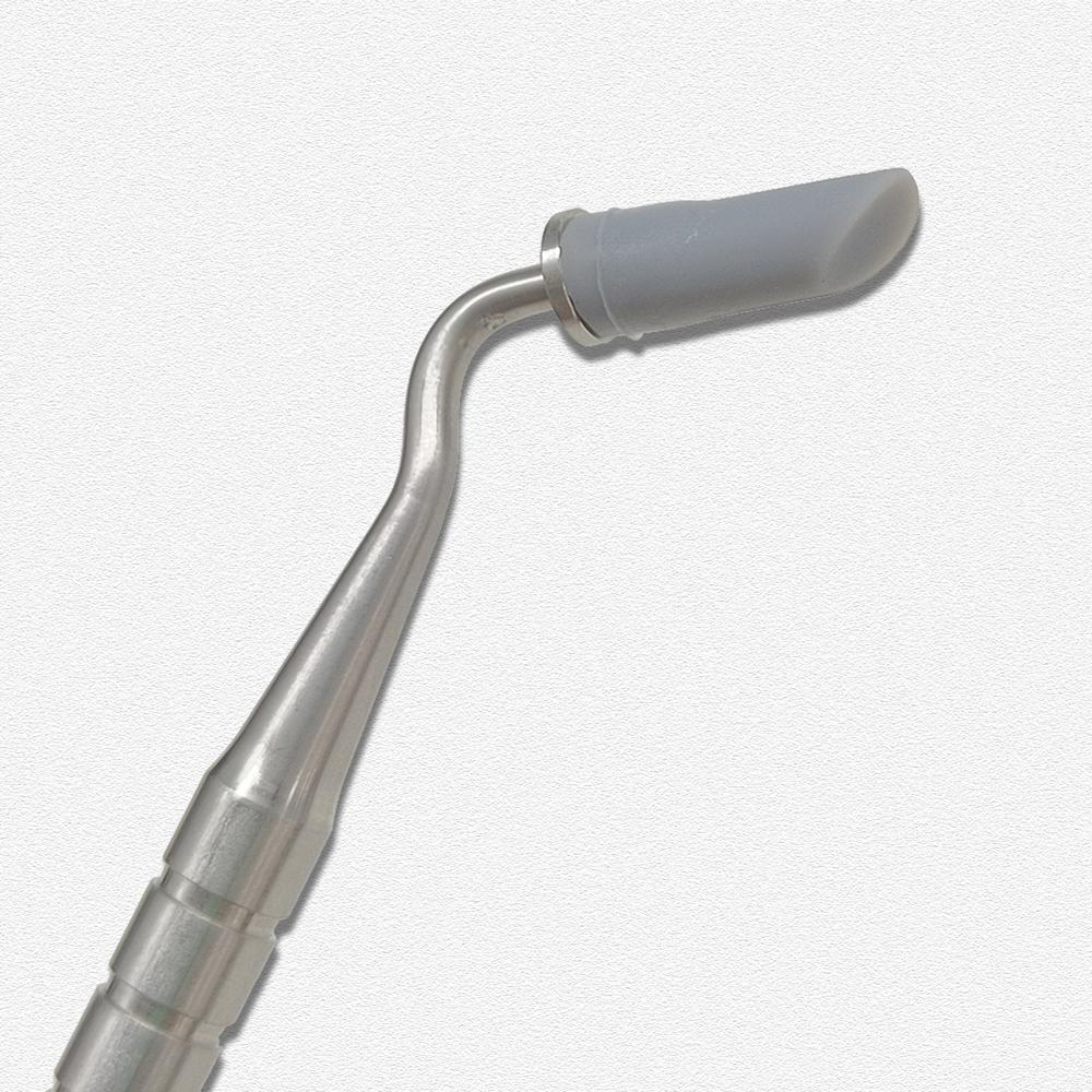 1 набор Зубные кисти из смолы Ручки Ручка из нержавеющей стали Формирующая Силиконовая Мягкая Головка Инструменты для адгезии Для Фарфоровых Зубов Композитный Цемент