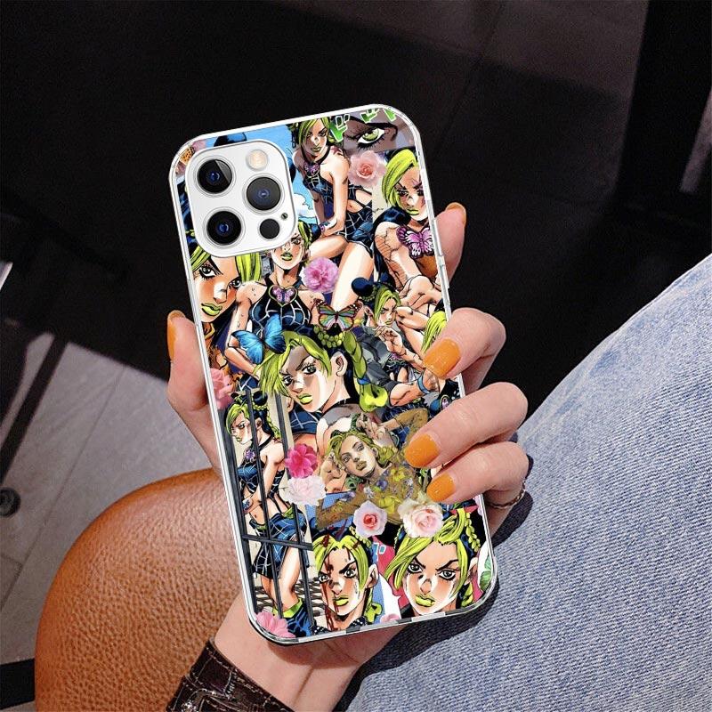 Чехол для телефона JoJo's Bizarre Adventure Джолин Куджо для iPhone 17 Air 16 Pro Max 16E 15 + 14 Plus 11 12 13 Mini 7 8 SE Подарок Печать C