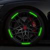 20 шт. Светящиеся наклейки на колеса автомобиля Светоотражающие наклейки Светящийся флуоресцентный цвет Украшение колес Мотоциклетные ночные наклейки