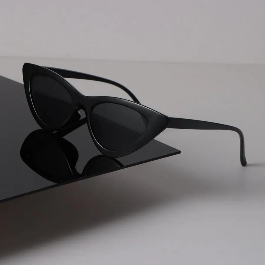 Модные Солнцезащитные Очки Женские Мужские Кошачий Глаз Зеркальные Маленький Бренд Дизайнер Черные Солнцезащитные Очки Трендовые Очки Унисекс Сексуальные Классические