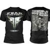 Винтажные стили FEAR FACTORY The Industrialist Tour 2012 Тур Сток Унисекс Футболка