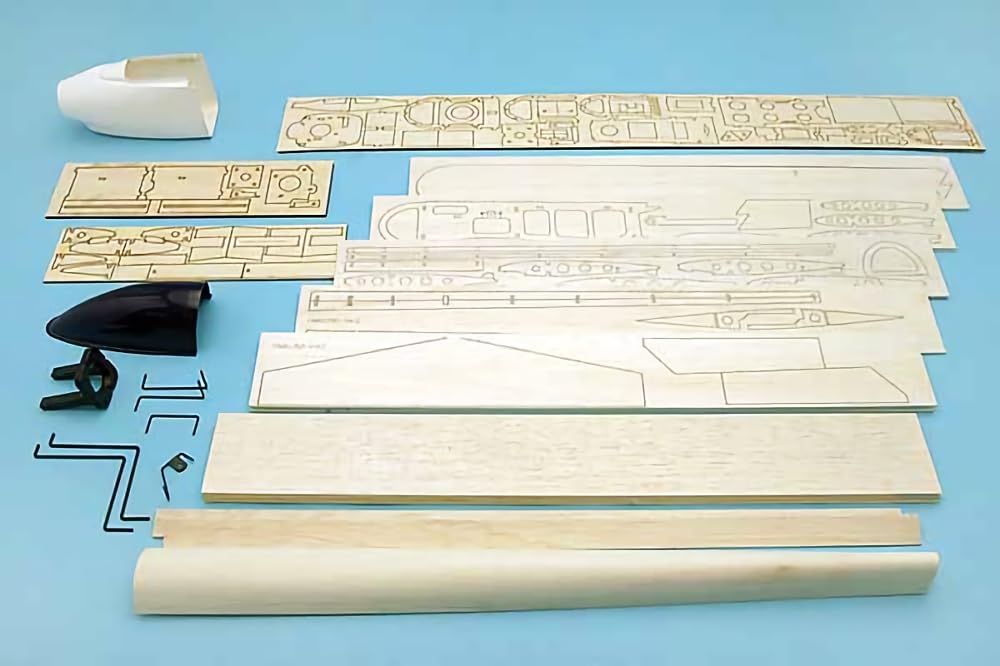 OK Mokei PILOT Cavallino Balsa Kit Radio Controlled Sports Plane 12147