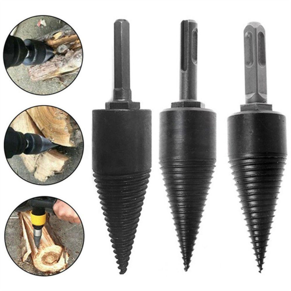 Drill Bit Wood Split Cone Firewood Splitter Drill Step Drill Bit Wood Drill Bit Wood Splitter