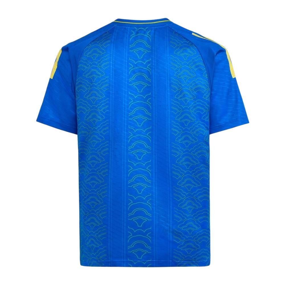 adidas Футбольные майки Унисекс Честь Синий/Желтый Средний LG1943