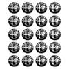 11mm 14mm Aluminium Metal Car Key Emblem Stickers For Alfa Romeo Giulietta GT 159 147 156 Mito Brera Giulia F1 Stelvio VolanteIW8 
