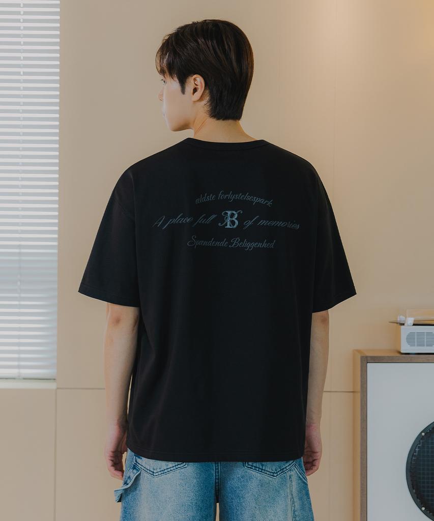 BAKKEN [Men] Memories Short Sleeve T-Shirt Bk4218 (3 Colors)