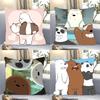 We B-Bare B-Bears Cartoon Fairy Tales Pillow Case Square Pillow Bedroom Sofa Leisure ComfortCarLiving Room Home Decoration 40X40