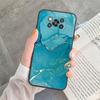 Чехол Poco X3 Pro Pocox3 NFC Роскошный Блестящий Золотая Фольга Океанский Мрамор Силиконовый Мягкий Чехол для Телефона для Xiaomi Poco X3 X5 X6 Pro