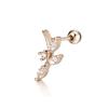CRANNE 14K Leaf Piercing (Gold Pin) C24PGP033