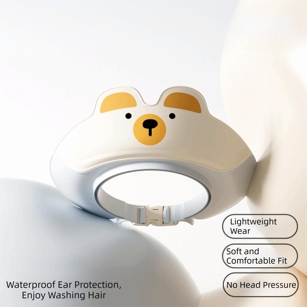 Upward Brim Shampoo Cap Soft Inner Ring Baby Bath Protective Cap Waterproof Baby Bath Hat Children