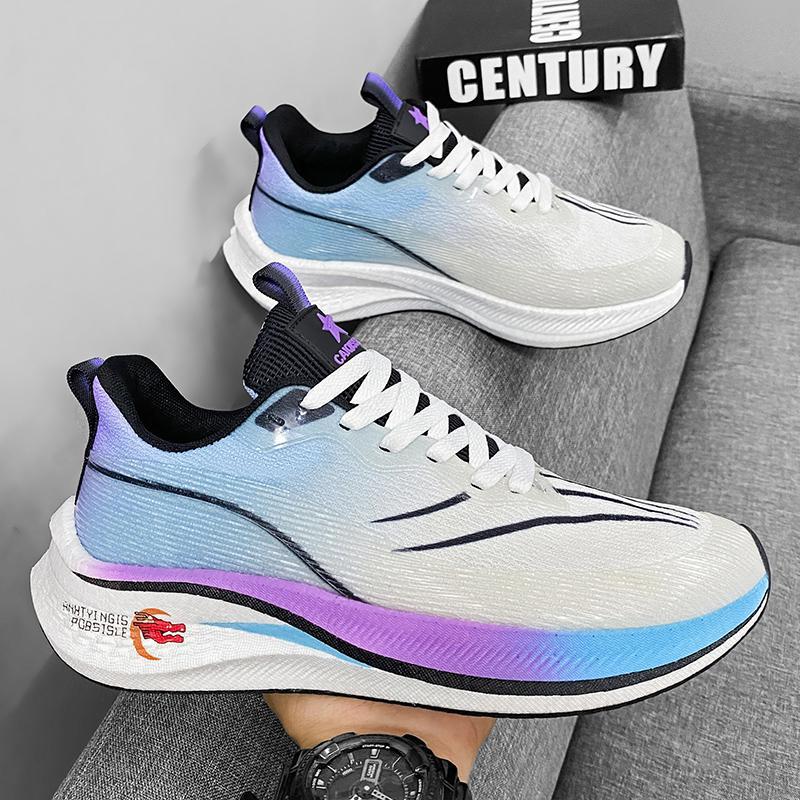 Кроссовки, спортивная обувь, амортизация для бега, сверхлегкие кроссовки, для юношей-студентов, дышащие кроссовки из сетки с плетением «муха»