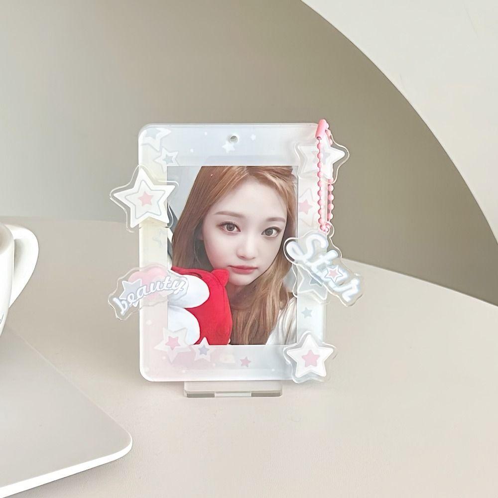 Star Korean Style Card Holder Desktop Decoration ID Card Holders Student Card Cover  Student