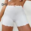 Women Safety Pants High Elasticity Solid Color Lace Seamless Soft Breathable Anti Exposure Mid Waist Quick Dry Under Skirt Shorts Safety Underpants