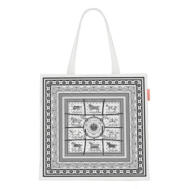Spring new printed handbag women's oil painting series handbag shoulder bag tote bag fashion canvas bag
