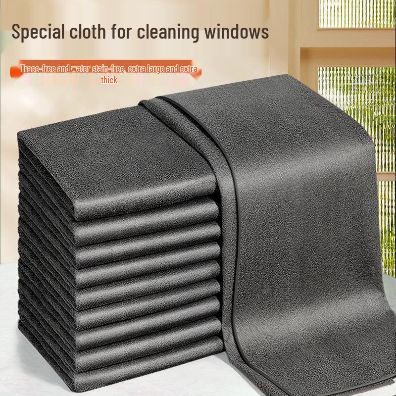 Премиальная безворсовая волшебная ткань для автомобильных стекол, зеркал и домашней работы – Впитывающая, текстура куриной кожи