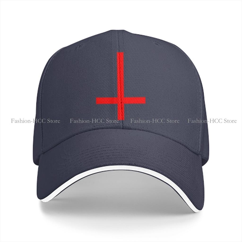 Красная бейсболка с графикой перевернутого распятия, мужские и женские кепки, защита от солнца, снэпбэк, кепки с Иисусом, Богом, крестом
