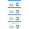 3/4/5/6/8inch Exhaust Pipe Fan Ventilation Fan Pipe Fan Inline Duct Fan Ventilation Exhaust Blower Fans Quiet For Ducting