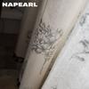 1 шт. NAPEARL винтажный деревенский стиль цветочный принт бахрома края полузатемняющие шторы для небольшого окна кухни спальни гостиной балкона домашний декор