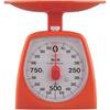 Tanita Cooking Scale, Analog, 1kg Capacity, 5g Increments, Made in Japan, Orange, 1439-OR